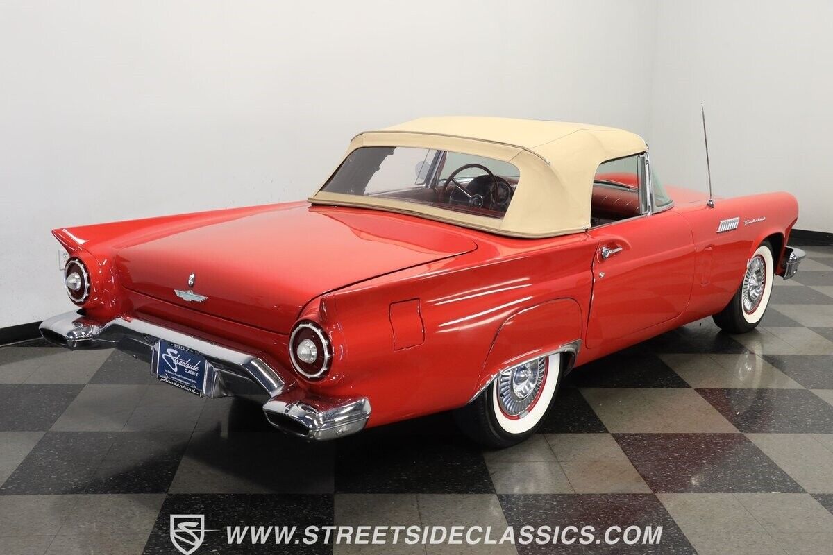 Ford-Thunderbird-Cabriolet-1957-Red-Red-111796-10