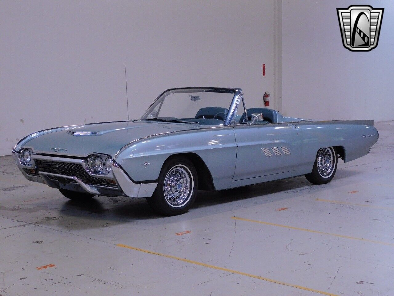 Ford-Thunderbird-Cabriolet-1963-Blue-Blue-14009-2