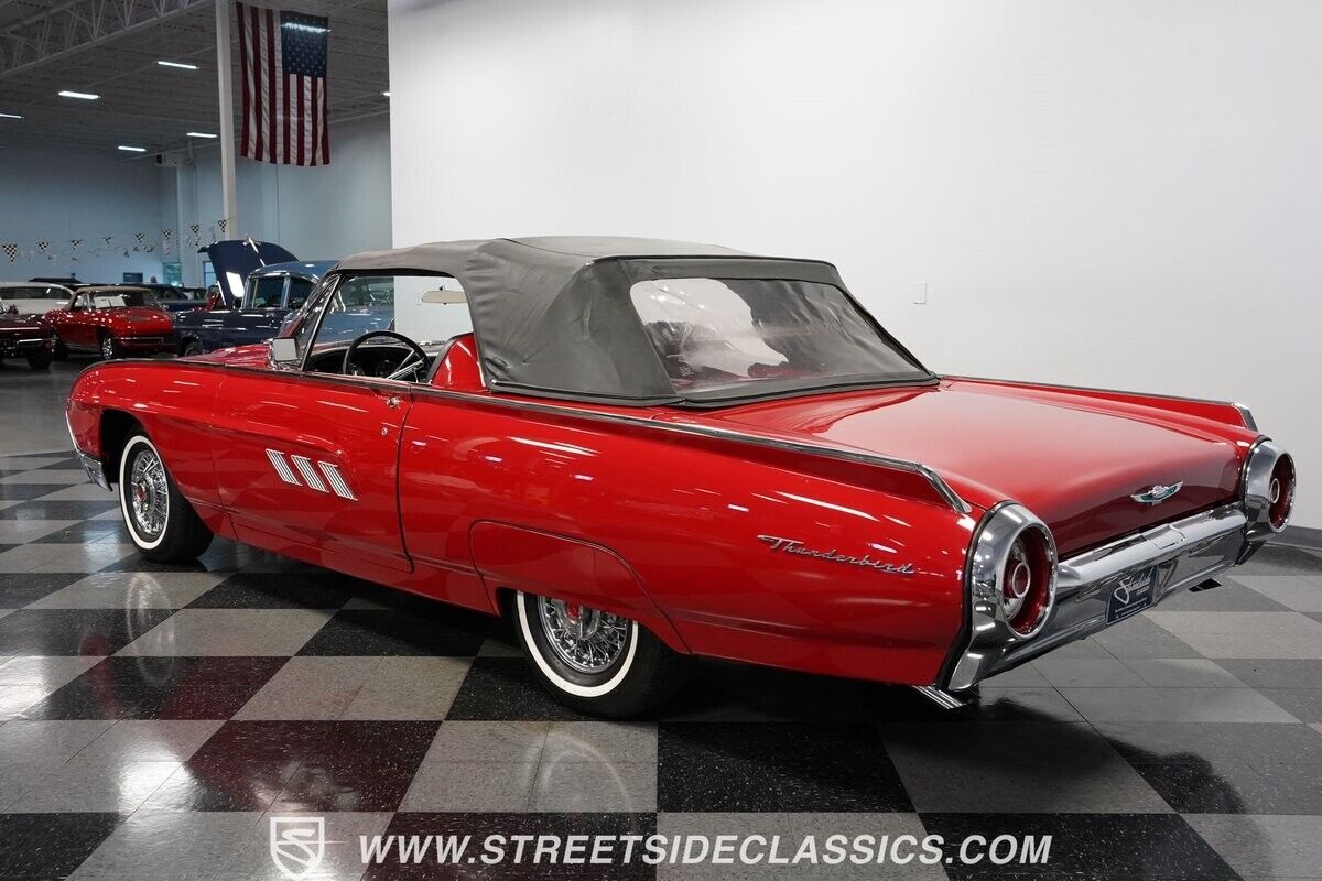 Ford-Thunderbird-Cabriolet-1963-Red-Black-31556-9