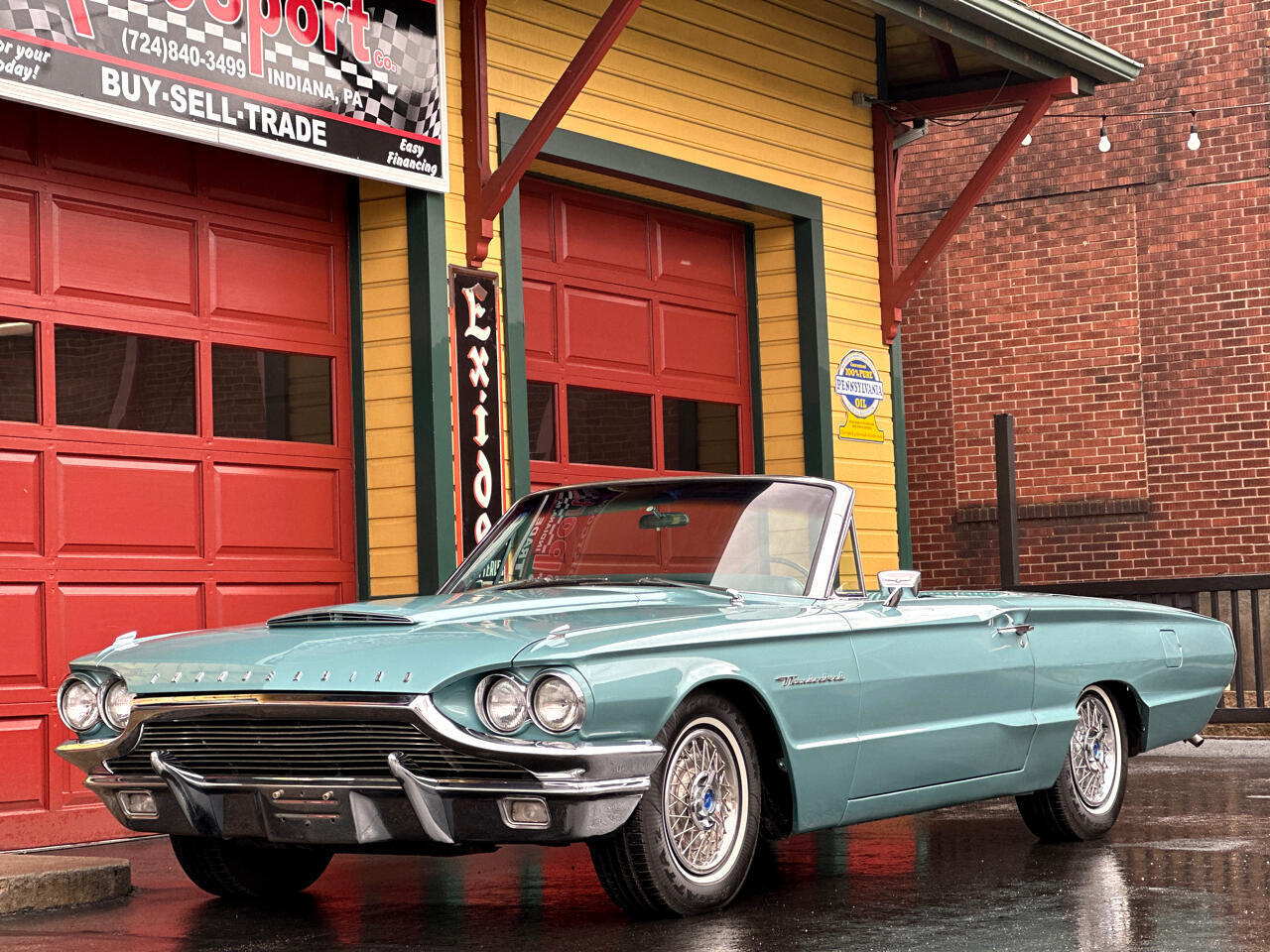 Ford-Thunderbird-Cabriolet-1964-Blue-Blue-2-8