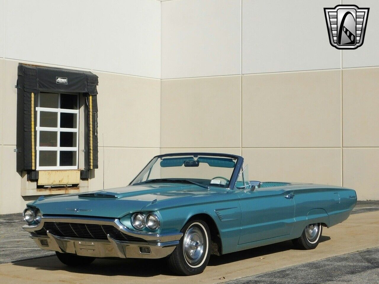 Ford-Thunderbird-Cabriolet-1965-Green-Tiel-124396-2