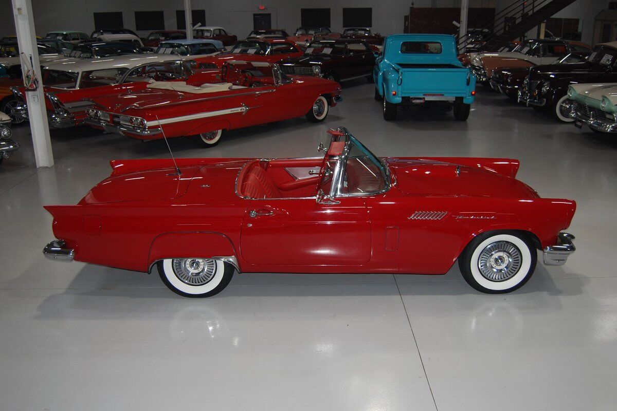 Ford-Thunderbird-E-Code-Convertible-Cabriolet-1957-Red-Red-91401-7