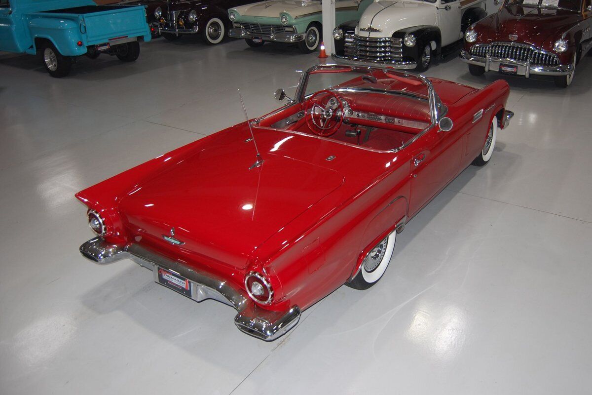 Ford-Thunderbird-E-Code-Convertible-Cabriolet-1957-Red-Red-91401-8