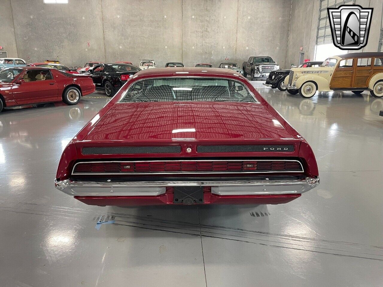 Ford-Torino-Coupe-1971-Maroon-Black-40644-4