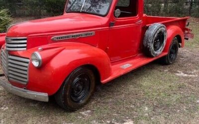 GMC 3/4 Ton Pickup Truck Vintage Coupe 1947 à vendre