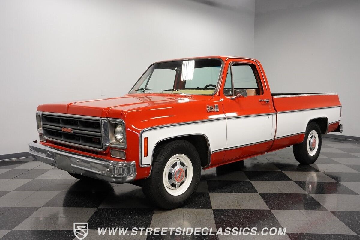 GMC-C25-Pickup-1975-Orange-Beige-12886-5