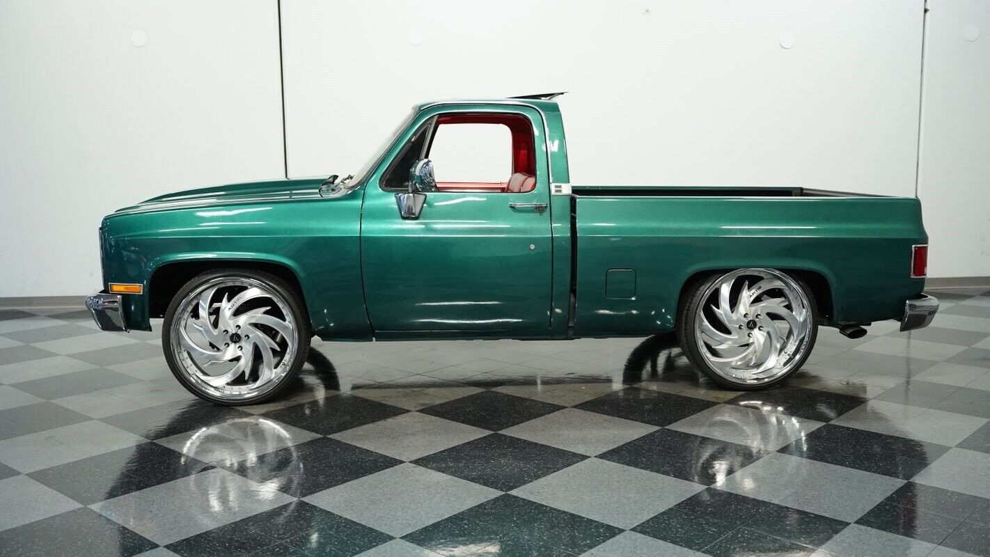 GMC-Sierra-1500-Pickup-1981-Green-Red-3446-2