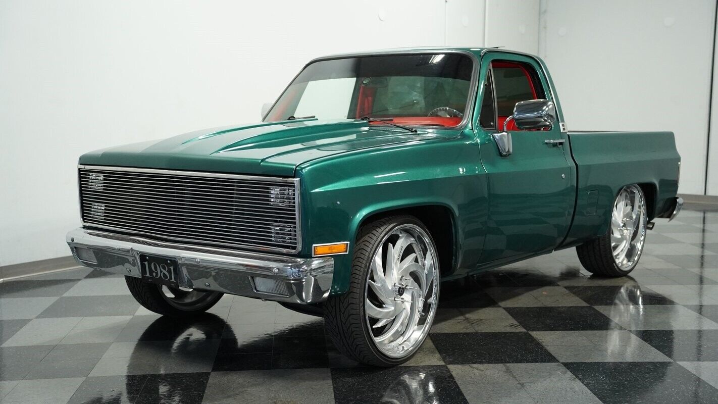 GMC-Sierra-1500-Pickup-1981-Green-Red-3446-5