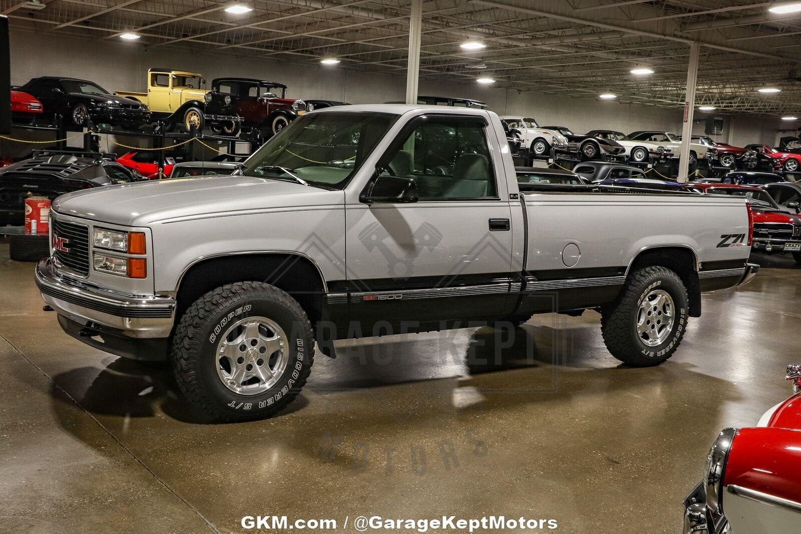 GMC-Sierra-1500-SL-Pickup-1995-Silver-Gray-159175-8