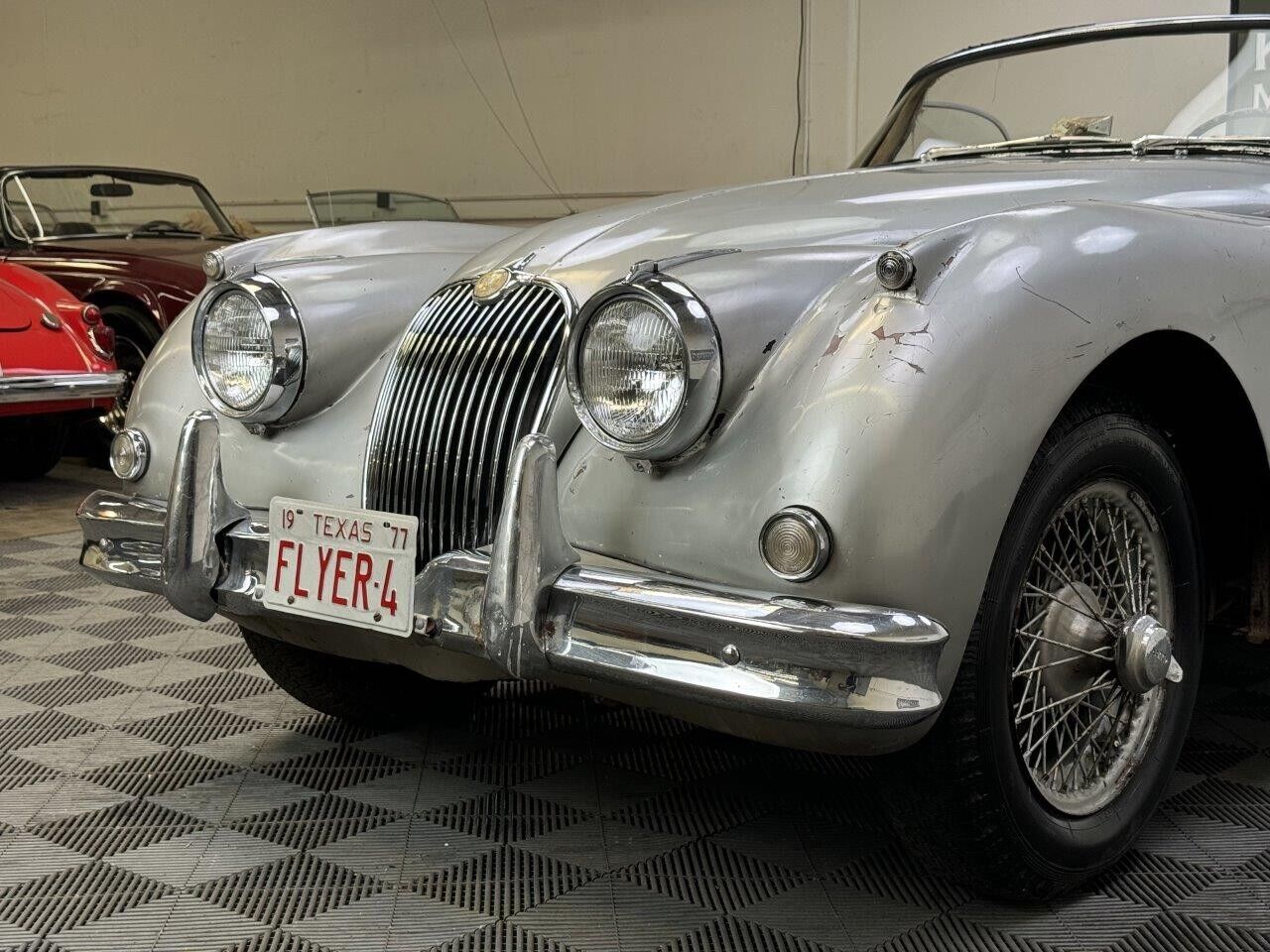 Jaguar-Other-Cabriolet-1959-Silver-Gray-70135-6