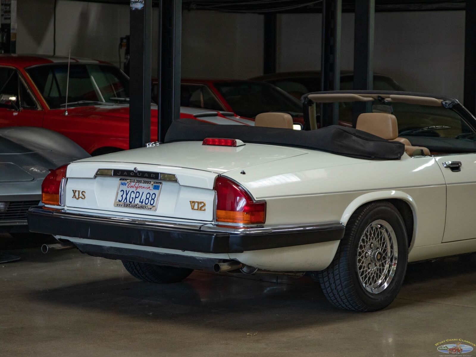 Jaguar-XJS-Cabriolet-1990-White-Tan-86190-23