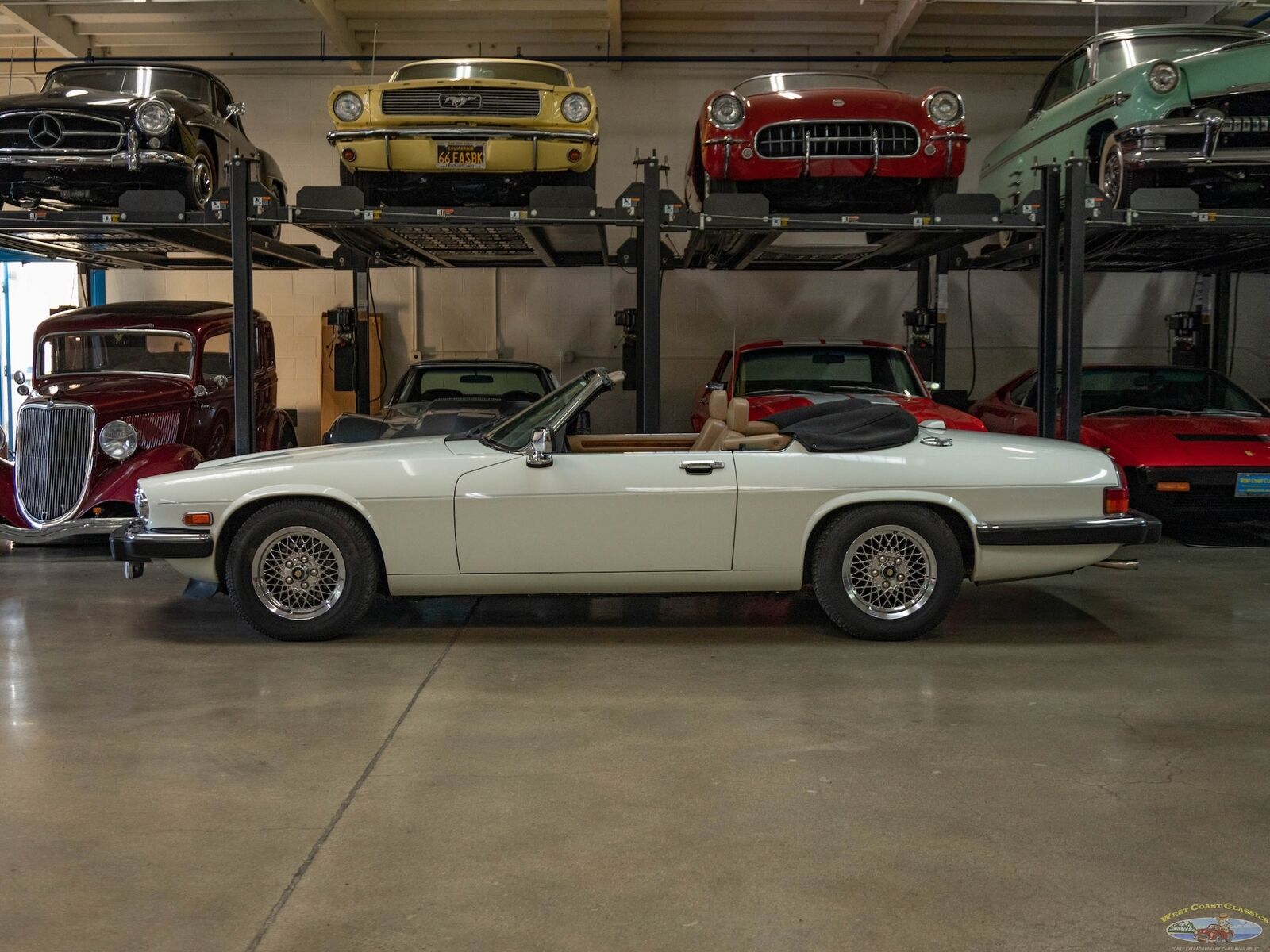 Jaguar-XJS-Cabriolet-1990-White-Tan-86190-5