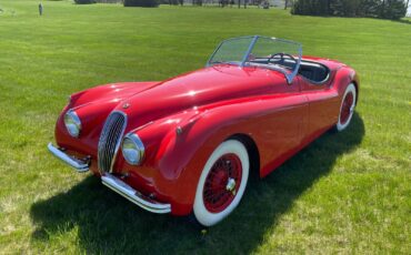 Jaguar-XK-Cabriolet-1954-Red-Black-45459-1