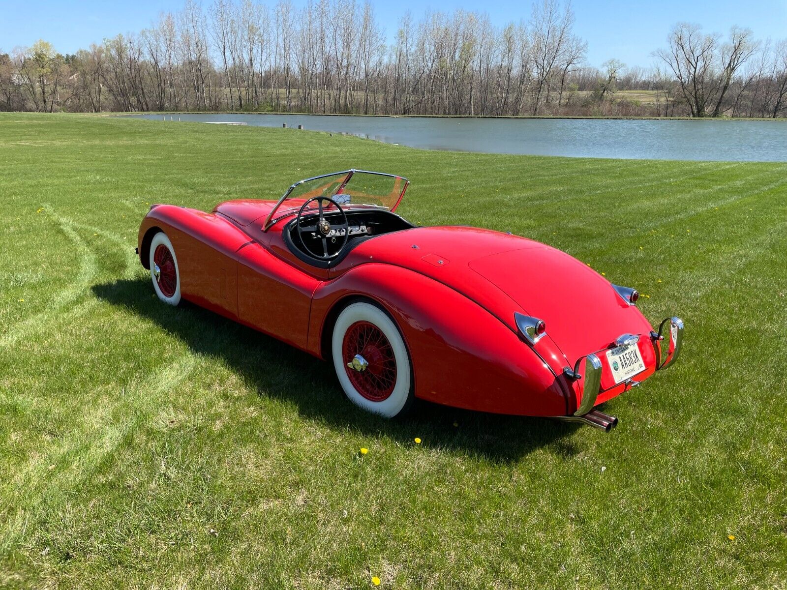 Jaguar-XK-Cabriolet-1954-Red-Black-45459-3