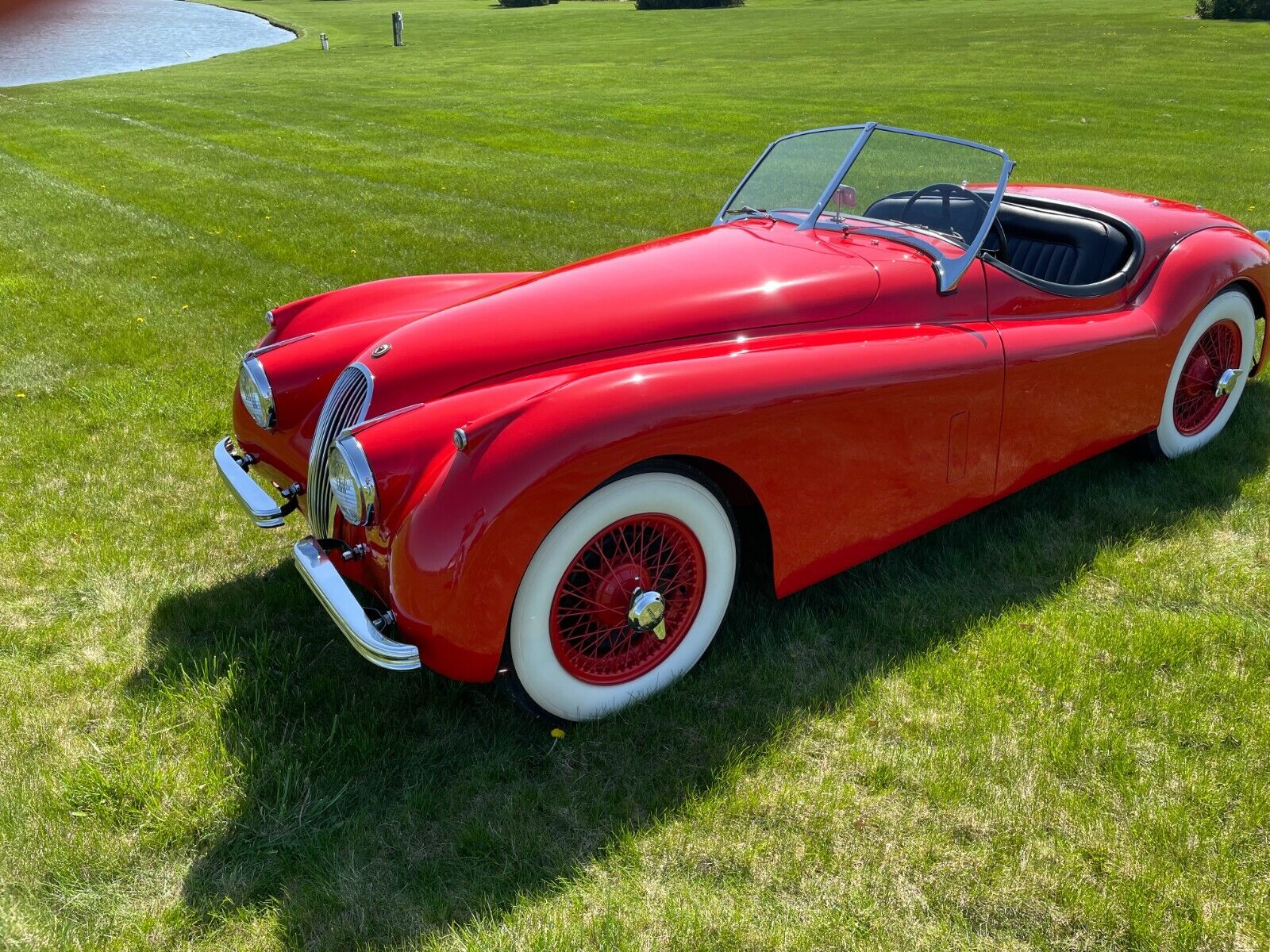 Jaguar-XK-Cabriolet-1954-Red-Black-45459-6