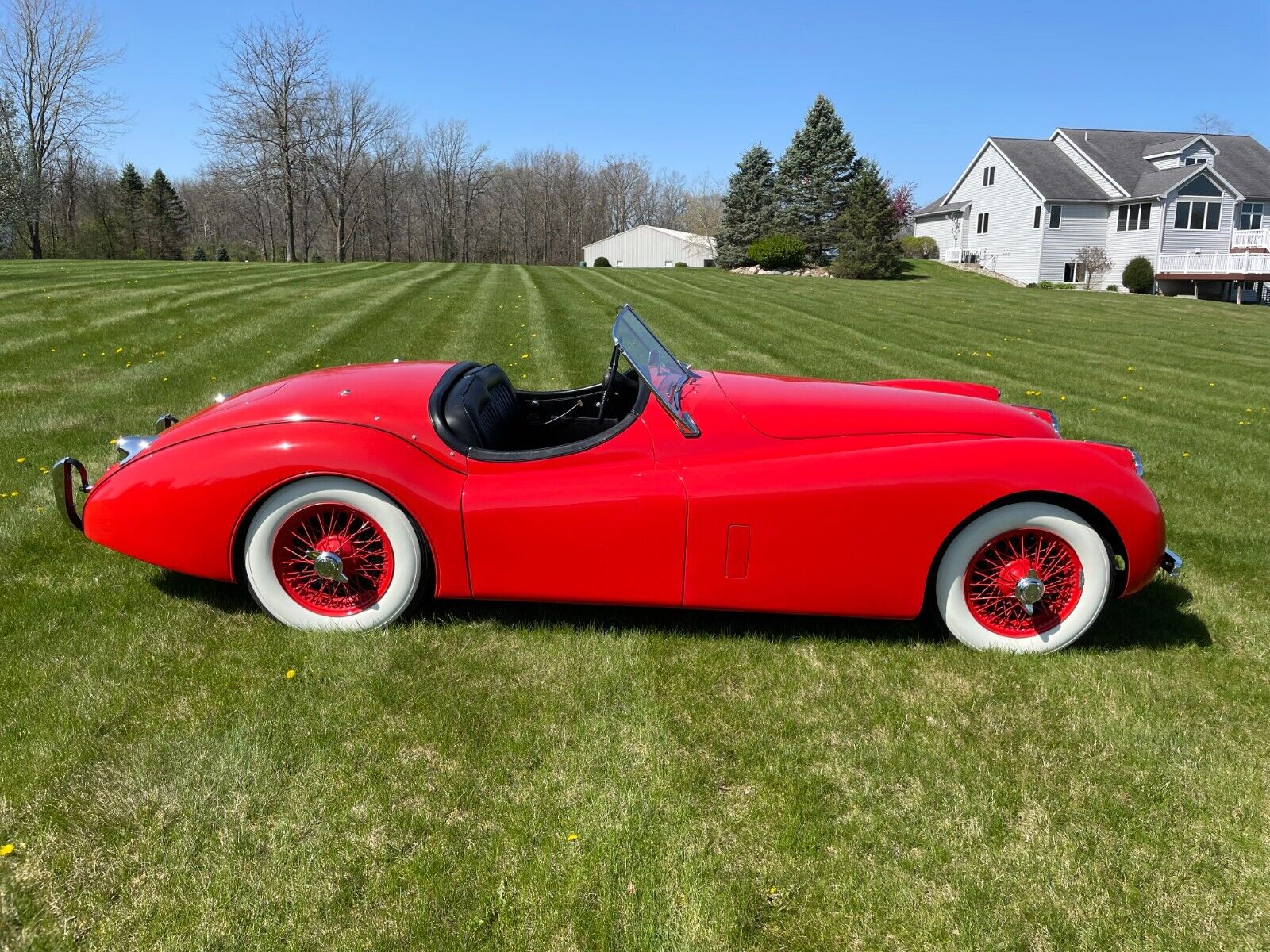 Jaguar-XK-Cabriolet-1954-Red-Black-45459-9