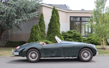 Jaguar-XK-Cabriolet-1958-Green-Tan-0-2