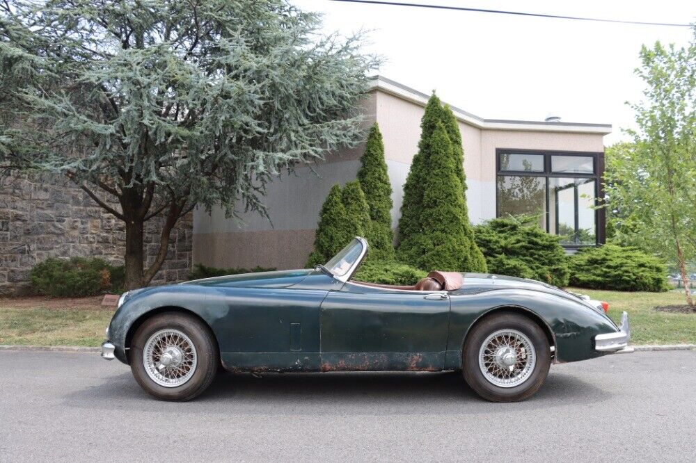 Jaguar-XK-Cabriolet-1958-Green-Tan-0-3