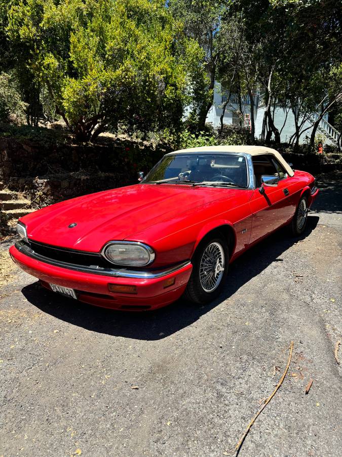 Jaguar-Xjs-convertible-1994-red-61155