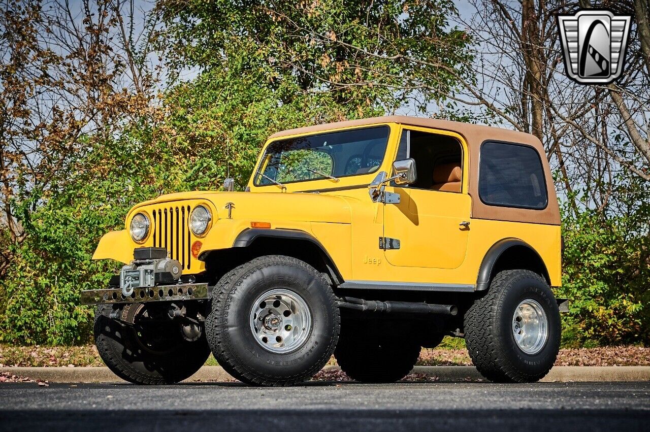 Jeep-CJ-1979-Yellow-Brown-135544-2