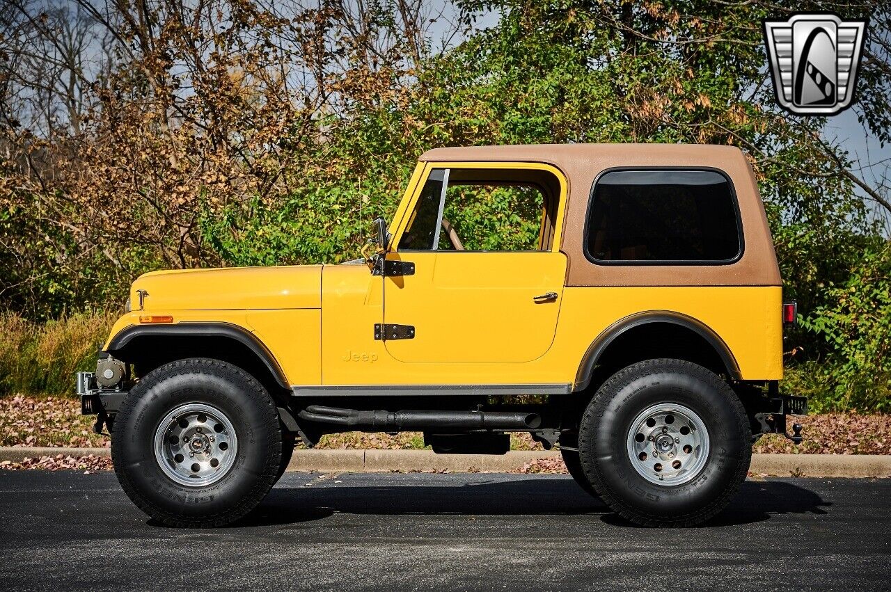 Jeep-CJ-1979-Yellow-Brown-135544-3