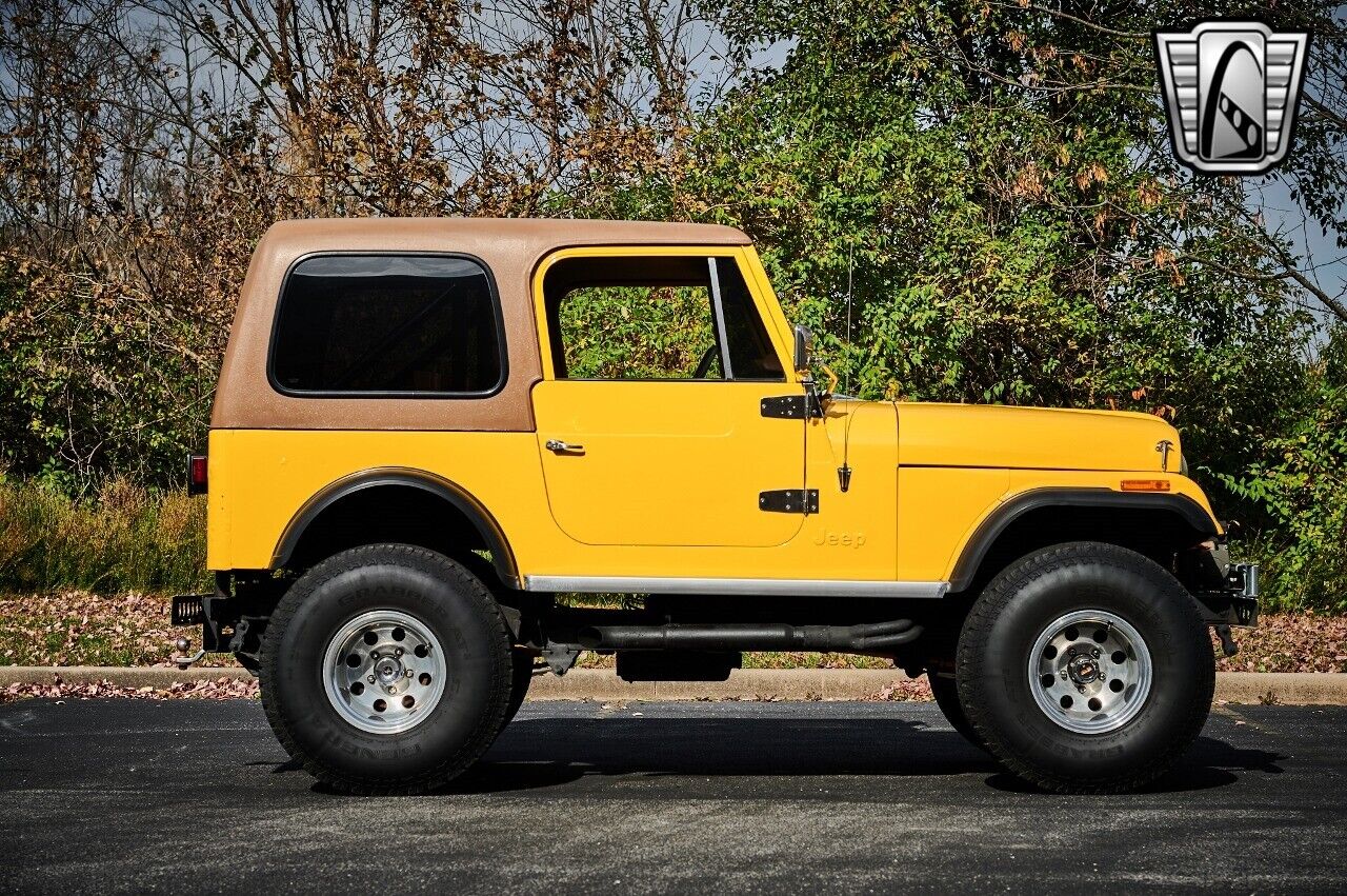 Jeep-CJ-1979-Yellow-Brown-135544-7