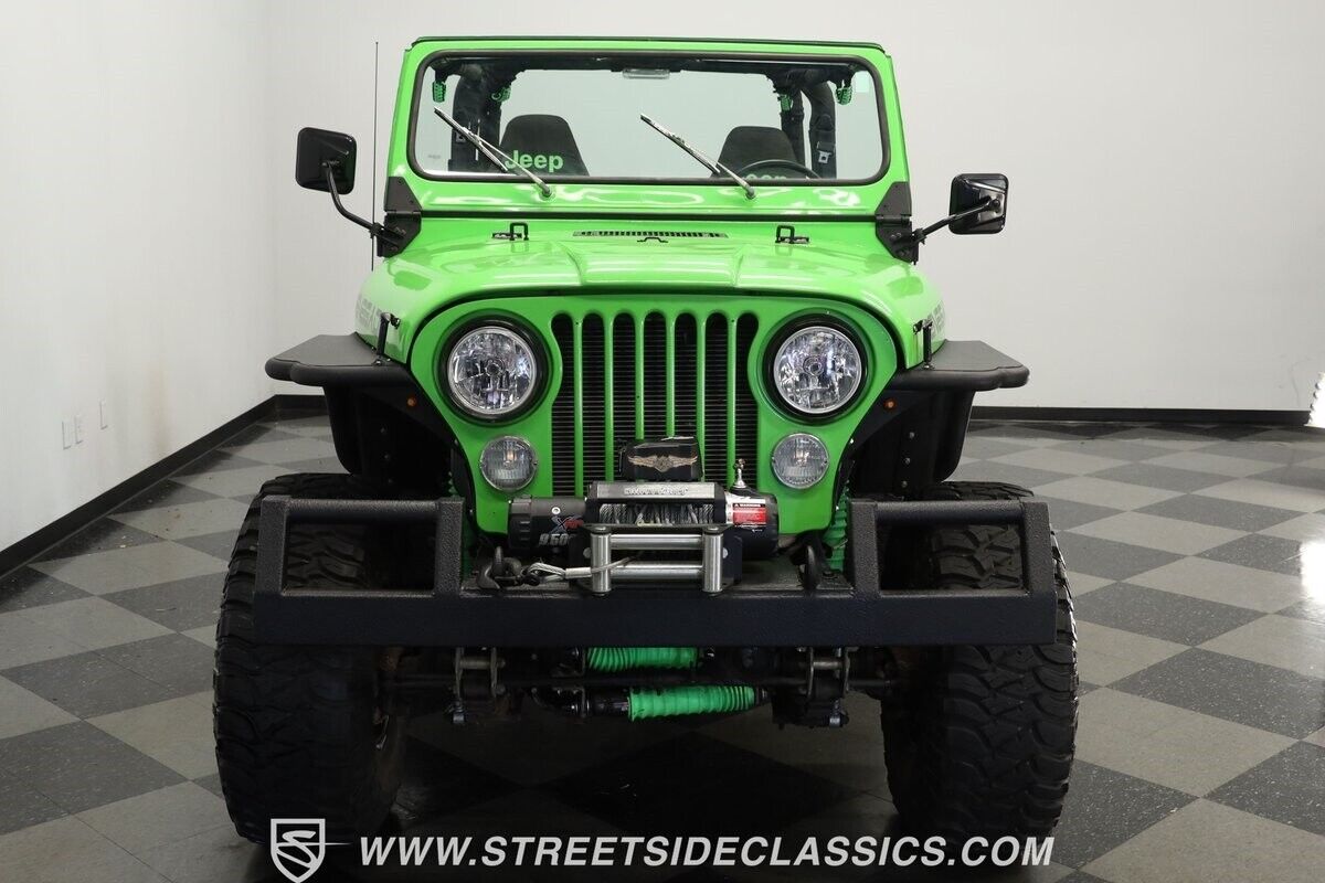 Jeep-CJ-1985-Green-Black-130589-16