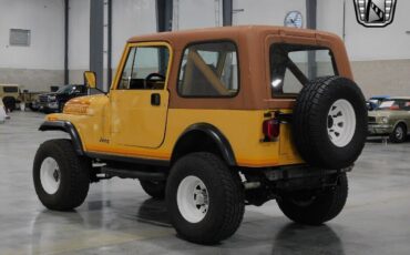 Jeep-CJ-Cabriolet-1982-Yellow-Tan-131936-3