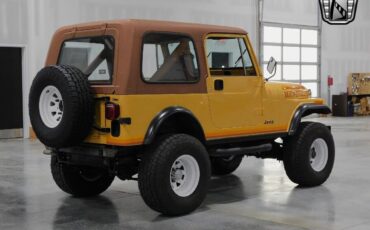 Jeep-CJ-Cabriolet-1982-Yellow-Tan-131936-4