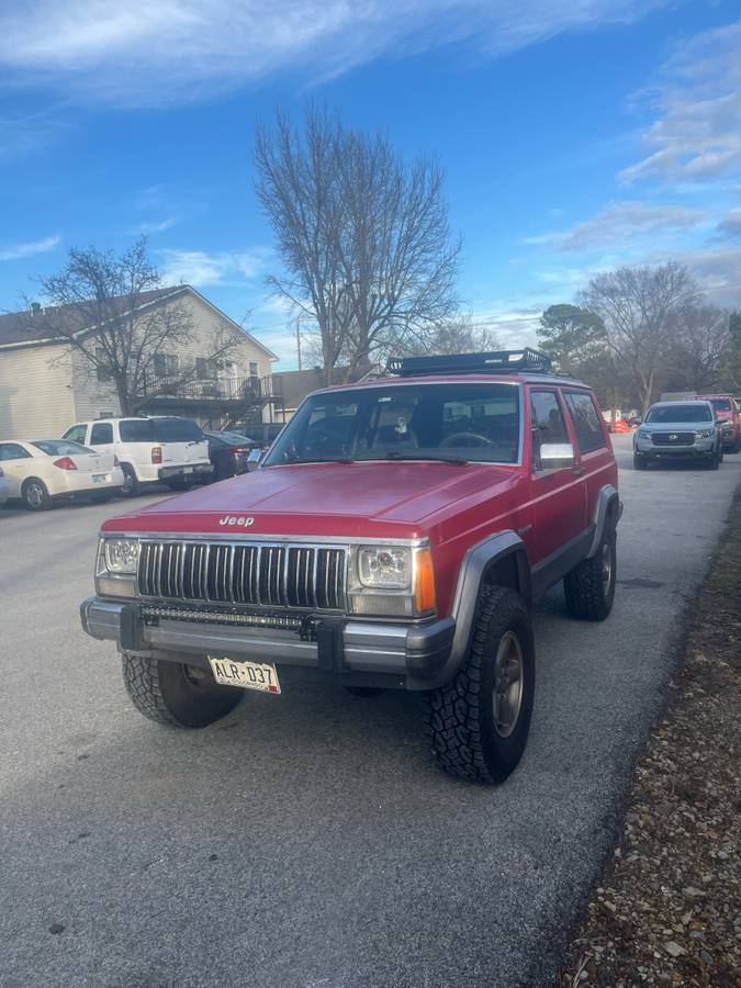 Jeep-Cherokee-1990-red-249448