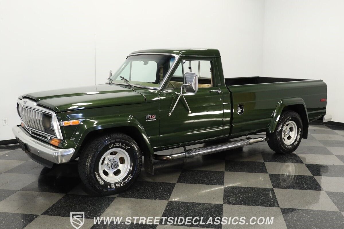 Jeep-J10-Pickup-1983-Green-Beige-97317-6