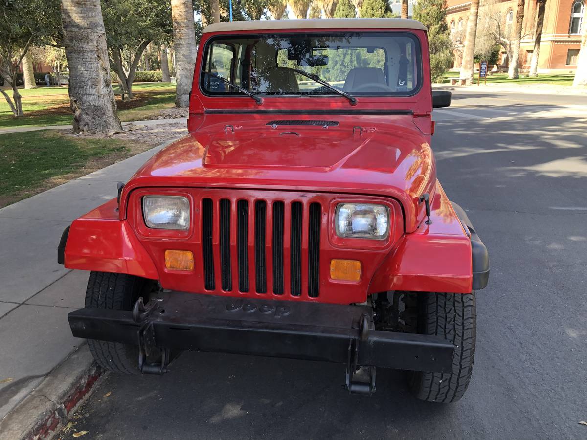 Jeep-Wrangler-4wd-2dr-sport-5-speed-1991-red-98170-2