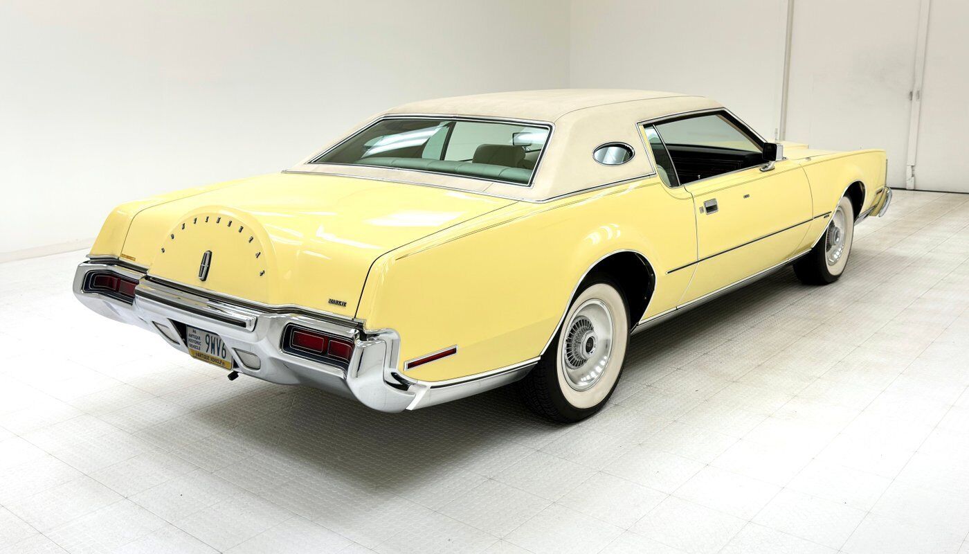 Lincoln-Continental-1973-Yellow-White-49257-4