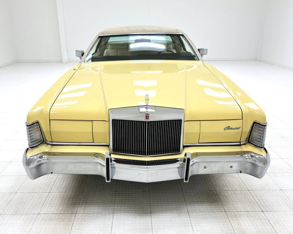 Lincoln-Continental-1973-Yellow-White-49257-7