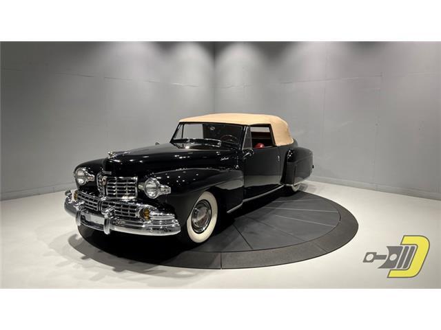 Lincoln-Continental-Cabriolet-1948-Black-Red-148851-13