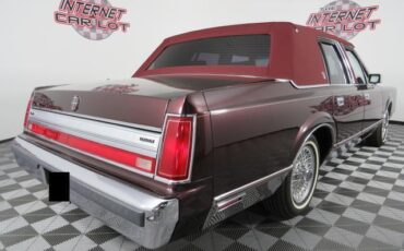 Lincoln-Town-Car-Berline-1988-Maroon-Red-11370-6