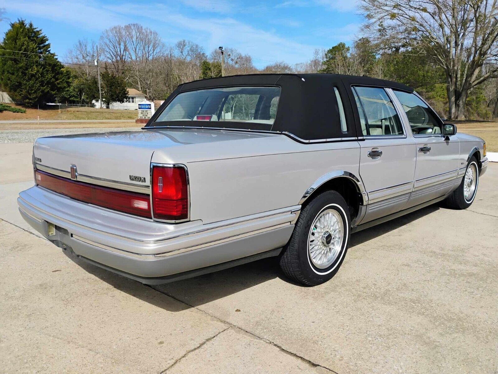 Lincoln-Town-Car-Berline-1991-Silver-Gray-133576-5