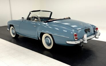 Mercedes-Benz-190-Series-Cabriolet-1960-Blue-Blue-167687-5