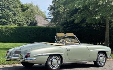 Mercedes-Benz-190-Series-Cabriolet-1960-Green-Tan-100127-15