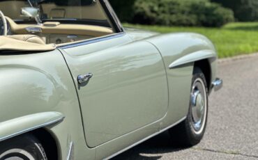 Mercedes-Benz-190-Series-Cabriolet-1960-Green-Tan-100127-26