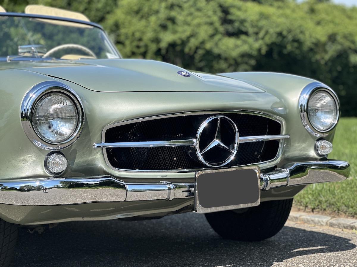 Mercedes-Benz-190-Series-Cabriolet-1960-Green-Tan-100127-27