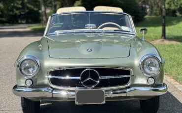 Mercedes-Benz-190-Series-Cabriolet-1960-Green-Tan-100127-9