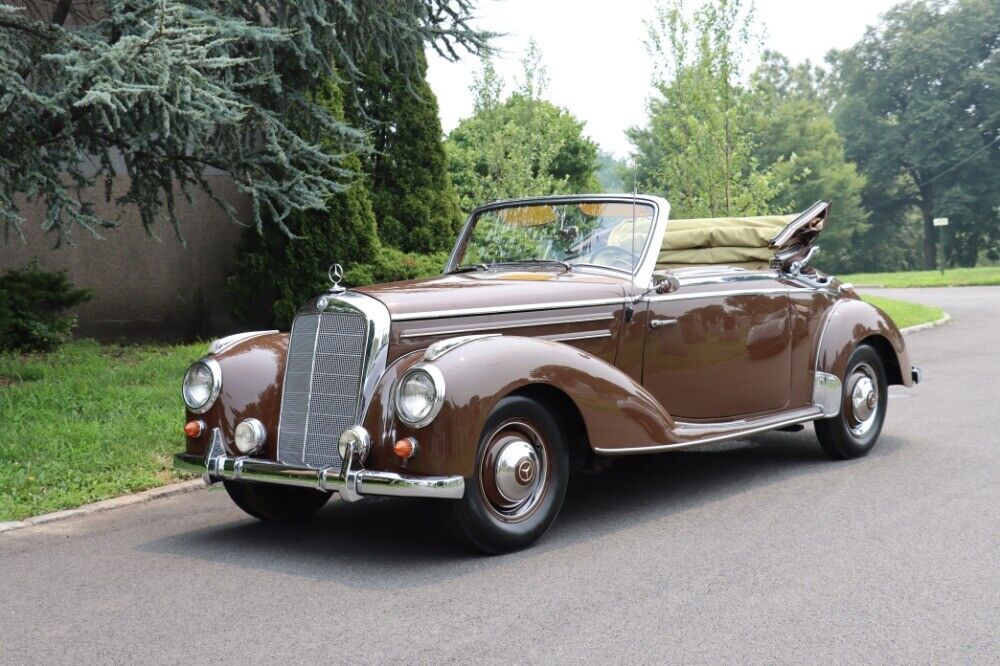 Mercedes-Benz-200-Series-1954-Brown-Tan-0-1