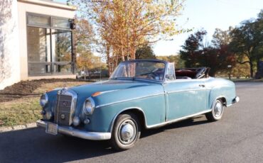 Mercedes-Benz-200-Series-1959-Blue-Burgundy-0-1