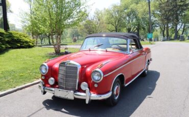 Mercedes-Benz-200-Series-1959-Red-Tan-0-1