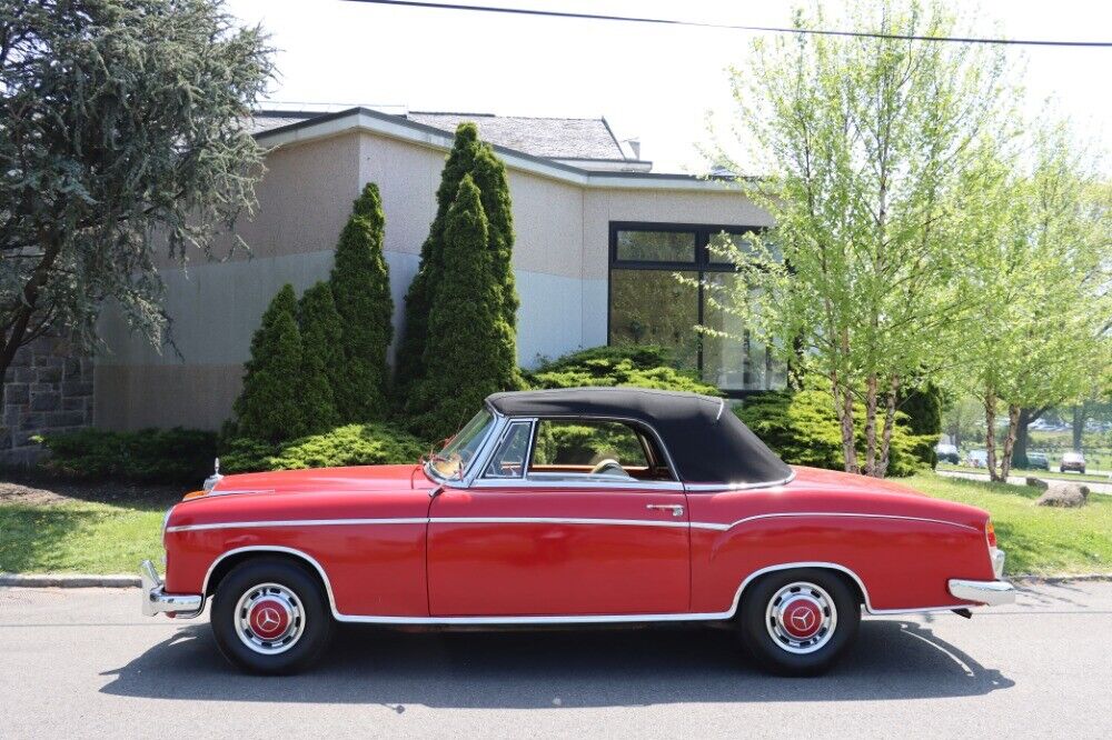 Mercedes-Benz-200-Series-1959-Red-Tan-0-3