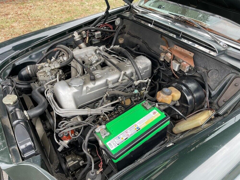 Mercedes-Benz-250SE-Cabriolet-1967-Green-Tan-0-7