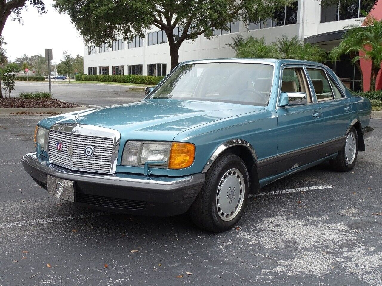 Mercedes-Benz-300-Series-1991-Blue-Tan-378791-3