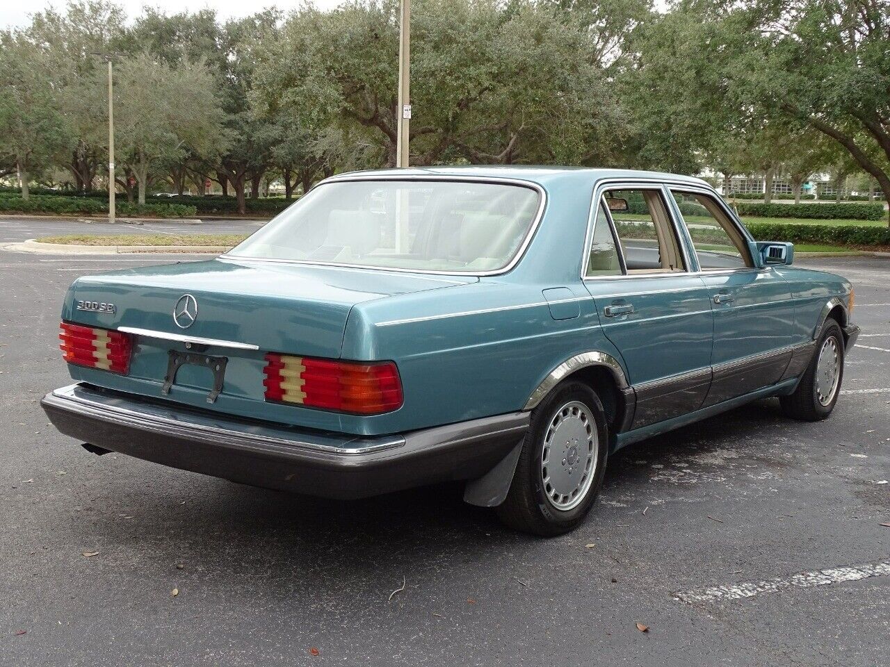 Mercedes-Benz-300-Series-1991-Blue-Tan-378791-7