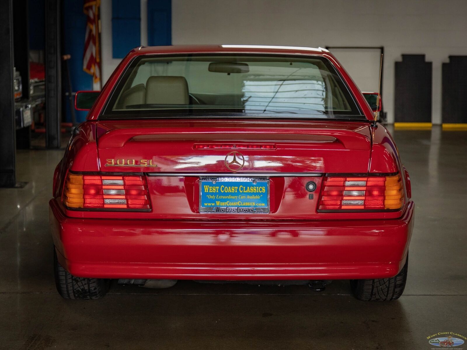 Mercedes-Benz-300-Series-Cabriolet-1991-Red-21716-16